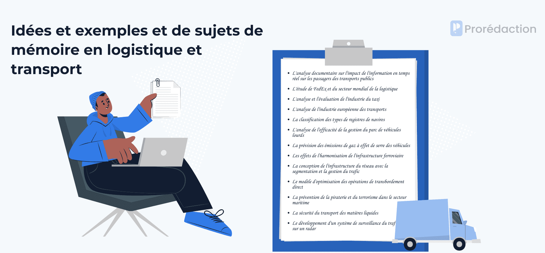 thème de mémoire en logistique et transport